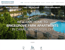 Tablet Screenshot of bricegrovepark.com